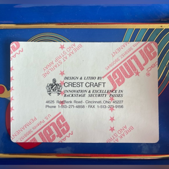 Backstage Pass Grateful Dead 2/26/1995 - Picture 2 of 2